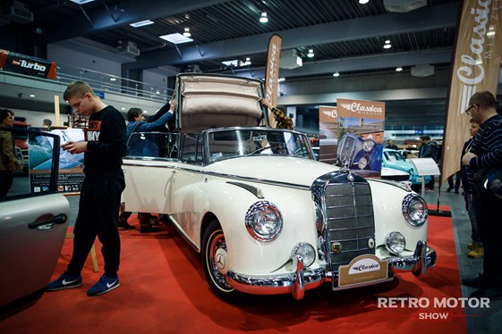 mercedes na retro motor show