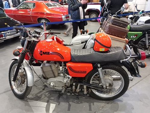 Motocykl MZ na Retro Motor Show